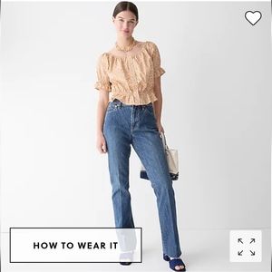 Full-length demi-boot jean in Kamari wash - J. Crew NWT!